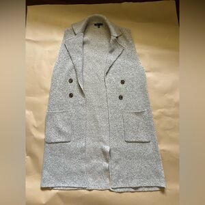 Staccato Gray Long Vest